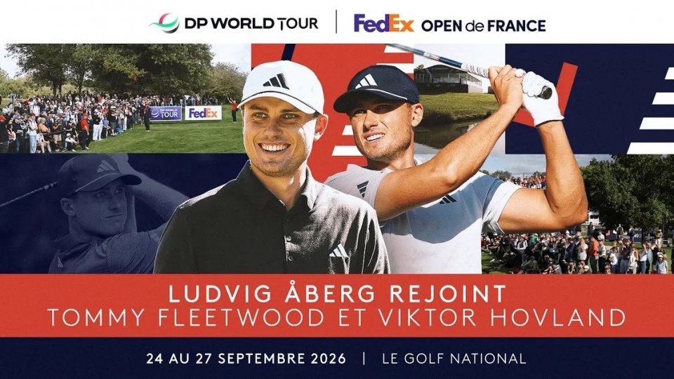 Ludvig Åberg au Golf National